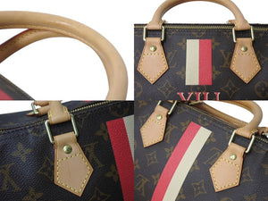 極美品 LOUISVUITTON ルイヴィトン スピーディ35 ハンドバッグ マーカージュ M41524 モノグラムキャンバス ゴールド金具 ブラウン 中古 4b003580