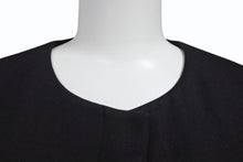 Load image into Gallery viewer, 極美品 JIL SANDER ジルサンダー 21AW ウール ノーカラー ジャケット JSPS190015 ブラック サイズ34 中古 4b003581