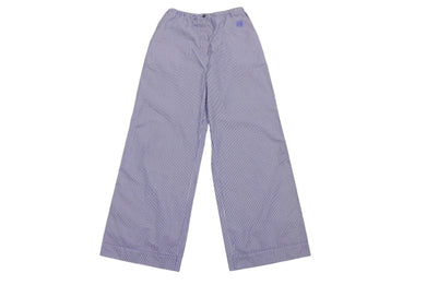 LOEWE ロエベ Striped Pyjama Trousers ストライプド パジャマトラウザーズ S359Y04X75 サイズL アナグラムロゴ刺繍 美品 中古 4b003583