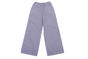 LOEWE ロエベ Striped Pyjama Trousers ストライプド パジャマトラウザーズ S359Y04X75 サイズL アナグラムロゴ刺繍 美品 中古 4b003583