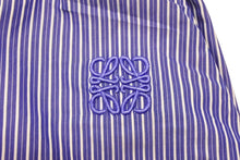 Load image into Gallery viewer, LOEWE ロエベ Striped Pyjama Trousers ストライプド パジャマトラウザーズ S359Y04X75 サイズL アナグラムロゴ刺繍 美品 中古 4b003583