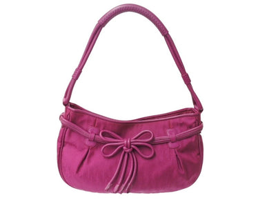 極美品 ChristianDior クリスチャンディオール トロッター ハンドバッグ レザー ジャガード パープル ピンク シルバー金具 中古 4b003588