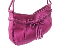 Load image into Gallery viewer, 極美品 ChristianDior クリスチャンディオール トロッター ハンドバッグ レザー ジャガード パープル ピンク シルバー金具 中古 4b003588