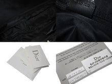 Load image into Gallery viewer, 極美品 Christian Dior クリスチャンディオール トロッター柄 ワンショルダーバッグ 05-EO-1017 ジャガード レザー ブラック 中古 4b003589