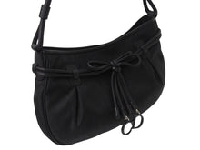 Load image into Gallery viewer, 極美品 Christian Dior クリスチャンディオール トロッター柄 ワンショルダーバッグ 05-EO-1017 ジャガード レザー ブラック 中古 4b003589