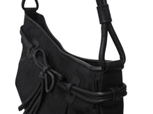 Load image into Gallery viewer, 極美品 Christian Dior クリスチャンディオール トロッター柄 ワンショルダーバッグ 05-EO-1017 ジャガード レザー ブラック 中古 4b003589