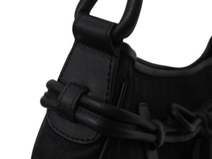 極美品 Christian Dior クリスチャンディオール トロッター柄 ワンショルダーバッグ 05-EO-1017 ジャガード レザー ブラック 中古 4b003589