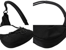 Load image into Gallery viewer, 極美品 Christian Dior クリスチャンディオール トロッター柄 ワンショルダーバッグ 05-EO-1017 ジャガード レザー ブラック 中古 4b003589