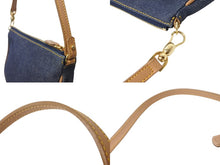 Load image into Gallery viewer, 極美品 Christian Dior クリスチャンディオール サドルポーチ アクセサリーポーチ PZ 0701 デニム ガリアーノ期 中古 4b003590