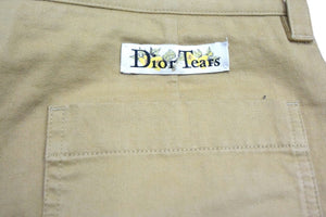Dior ディオール × Denim Tears デニムティアーズ Workwear Bermuda Shorts ショートパンツ 393C127A5826 サイズ46 ベージュ 美品 中古 4b003593