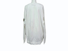 Load image into Gallery viewer, STONE ISLAND ストーンアイランド スウェット クルーネック 801563750 A0001 コットン ホワイト サイズXXL 美品 中古 4b003596