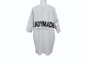 READY MADE レディメイド半袖Ｔシャツ 23SST-SHIRT SMILE RE-CO-WH-00-00-244 コットン ホワイト サイズXXL 美品 中古 4b003600 