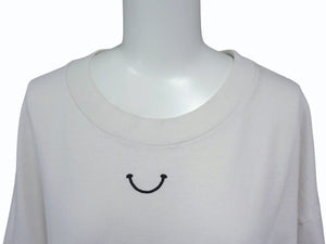 READY MADE レディメイド半袖Ｔシャツ 23SST-SHIRT SMILE RE-CO-WH-00-00-244 コットン ホワイト サイズXXL 美品 中古 4b003600 