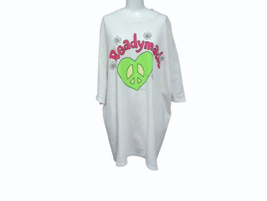READYMADE レディメイド Tシャツ プリント RE-CO-WH-00-00-275 ホワイト コットン サイズXXL 美品 中古 4b003607 