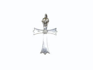 CHROME HEARTS クロムハーツ ラージ CHクロス ペンダント ウベイル ペンダントヘッド 重量約40.5g スターリングシルバー 美品 中古 4b003610 