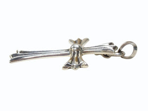 CHROME HEARTS クロムハーツ ラージ CHクロス ペンダント ウベイル ペンダントヘッド 重量約40.5g スターリングシルバー 美品 中古 4b003610 