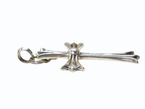 CHROME HEARTS クロムハーツ ラージ CHクロス ペンダント ウベイル ペンダントヘッド 重量約40.5g スターリングシルバー 美品 中古 4b003610 