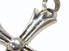 画像をギャラリービューアに読み込む, CHROME HEARTS クロムハーツ ラージ CHクロス ペンダント ウベイル ペンダントヘッド 重量約40.5g スターリングシルバー 美品 中古 4b003610 