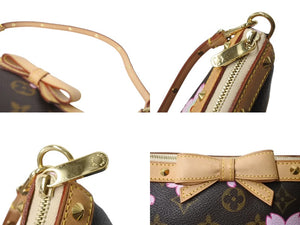 極美品 LOUIS VUITTON ルイヴィトン ポシェット アクセソワール アクセサリーポーチ M92006 モノグラム チェリーブロッサム 村上隆 中古 4b003612