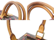 Load image into Gallery viewer, LOUIS VUITTON ルイヴィトン モノグラムチェリー スピーディ25 ハンドバッグ M95009 村上隆 ブラウン 美品 中古 4b003615