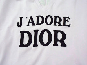 極美品 Christian Dior クリスチャンディオール J'ADORE DIOR ジャドール Vネック タンクトップ 3H16155400 サイズ42 ピンク 中古 4b003617