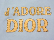 Load image into Gallery viewer, Christian Dior クリスチャンディオール J&#39;ADORE DIOR ジャドール 半袖Tシャツ 3P16155020 サイズ42 ブルー 美品 中古 4b003619