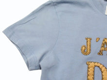 Load image into Gallery viewer, Christian Dior クリスチャンディオール J&#39;ADORE DIOR ジャドール 半袖Tシャツ 3P16155020 サイズ42 ブルー 美品 中古 4b003619