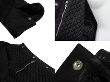 画像をギャラリービューアに読み込む, 極美品 CHROME HEARTS クロムハーツ カバーオール レザージャケット サイズL クロスボール スクロールラベル金具 ブラック 中古 4b003626 