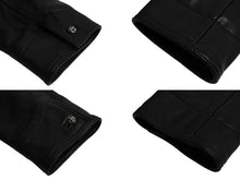 画像をギャラリービューアに読み込む, 極美品 CHROME HEARTS クロムハーツ カバーオール レザージャケット サイズL クロスボール スクロールラベル金具 ブラック 中古 4b003626 