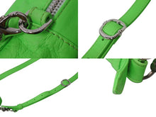 Load image into Gallery viewer, 極美品 CHROME HEARTS クロムハーツ TAKA MINI タカ ミニ ショルダーバッグ セメタリークロスパッチ クロスボール グリーン 中古 4b003630
