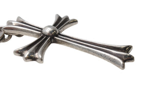 CHROME HEARTS クロムハーツ ラージクロス キーリング Wダガー 重量約51.9g STERLING刻印 スターリングシルバー 美品 中古 4b003632 