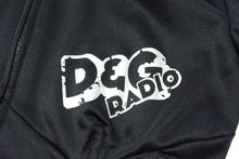 Load image into Gallery viewer, DOLCE&amp;GABBANA ドルチェアンドガッバーナ RADIO ジップアップ トラック ジャケット ブラック ナイロン ポリエステル サイズ40 美品 中古 4b003639