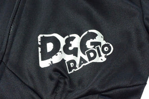 DOLCE&GABBANA ドルチェアンドガッバーナ RADIO ジップアップ トラック ジャケット ブラック ナイロン ポリエステル サイズ40 美品 中古 4b003639