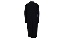 Load image into Gallery viewer, CELINE セリーヌ コート ロングコート フィービー期 ヴィンテージ パールボタン カシミヤ キュプラ サイズ34 イタリア製 ブラック 美品 中古 4b003640