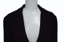 Load image into Gallery viewer, CELINE セリーヌ コート ロングコート フィービー期 ヴィンテージ パールボタン カシミヤ キュプラ サイズ34 イタリア製 ブラック 美品 中古 4b003640