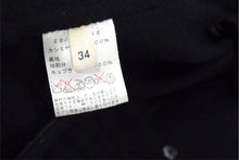 Load image into Gallery viewer, CELINE セリーヌ コート ロングコート フィービー期 ヴィンテージ パールボタン カシミヤ キュプラ サイズ34 イタリア製 ブラック 美品 中古 4b003640