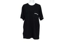 Load image into Gallery viewer, CHROME HEARTS クロムハーツ 半袖Ｔシャツ スクロールラベル コットン ブラック ホワイト アメリカ製 サイズM 良品 中古 4b003643