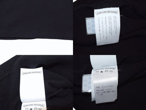CHROME HEARTS クロムハーツ パーカー CHロゴ サーマルフーディー 刺繍 RN#97729 コットン ライクラ ブラック サイズXS 美品 中古 4b003644