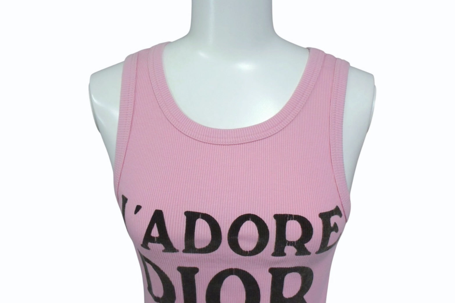 【美品】Christian Dior パーカー ノースリーブ トロッター ピンク Christian Dior クリスチャンディオール J'ADORE DIOR