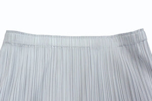 PLEATS PLEASE ISSEY MIYAKE プリーツプリーズ イッセイミヤケ プリーツ スカート PP55-JG112 グレー サイズ4 美品 中古 4b003648