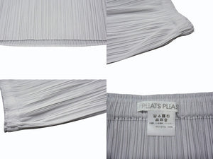 PLEATS PLEASE ISSEY MIYAKE プリーツプリーズ イッセイミヤケ プリーツ スカート PP55-JG112 グレー サイズ4 美品 中古 4b003648