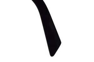 PRADA プラダ サングラス シンボルサングラス スクエア型 メタルロゴ SPR 17W-F ブラック アセテート 51□20 美品 中古 4b003651