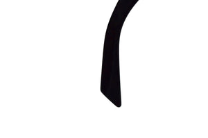PRADA プラダ サングラス シンボルサングラス スクエア型 メタルロゴ SPR 17W-F ブラック アセテート 51□20 美品 中古 4b003651