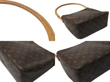 Load image into Gallery viewer, LOUIS VUITTON ルイヴィトン ルーピングMM ワンショルダーバッグ M51146 モノグラム ブラウン ゴールド金具 美品 中古 4b003653