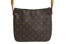 Load image into Gallery viewer, LOUIS VUITTON ルイヴィトン ルーピングMM ワンショルダーバッグ M51146 モノグラム ブラウン ゴールド金具 美品 中古 4b003654