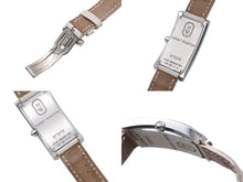 Load image into Gallery viewer, 極美品 HARRY WINSTON ハリーウィンストン 330LQW Avenue C White Shell アヴェニュー K18WG ダイヤベゼル ホワイト 中古 4b003657