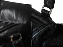 Load image into Gallery viewer, CHROME HEARTS クロムハーツ ジムバッグ スモール ハンドバッグ セメタリークロスパッチ 14パッチ ブラック 美品 中古 4b003660