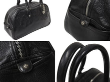 Load image into Gallery viewer, CHROME HEARTS クロムハーツ ジムバッグ スモール ハンドバッグ セメタリークロスパッチ 14パッチ ブラック 美品 中古 4b003660