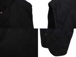 CHROME HEARTS クロムハーツ キルティングベスト サイズXXL クロスボールボタン スクロールラベルロゴ 金具入り 美品 中古 4b003661 