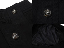 Load image into Gallery viewer, CHROME HEARTS クロムハーツ トラックショートパンツ ショーツ サイズL クロスボールボタン メッシュ 開閉可能 美品 中古 4b003662